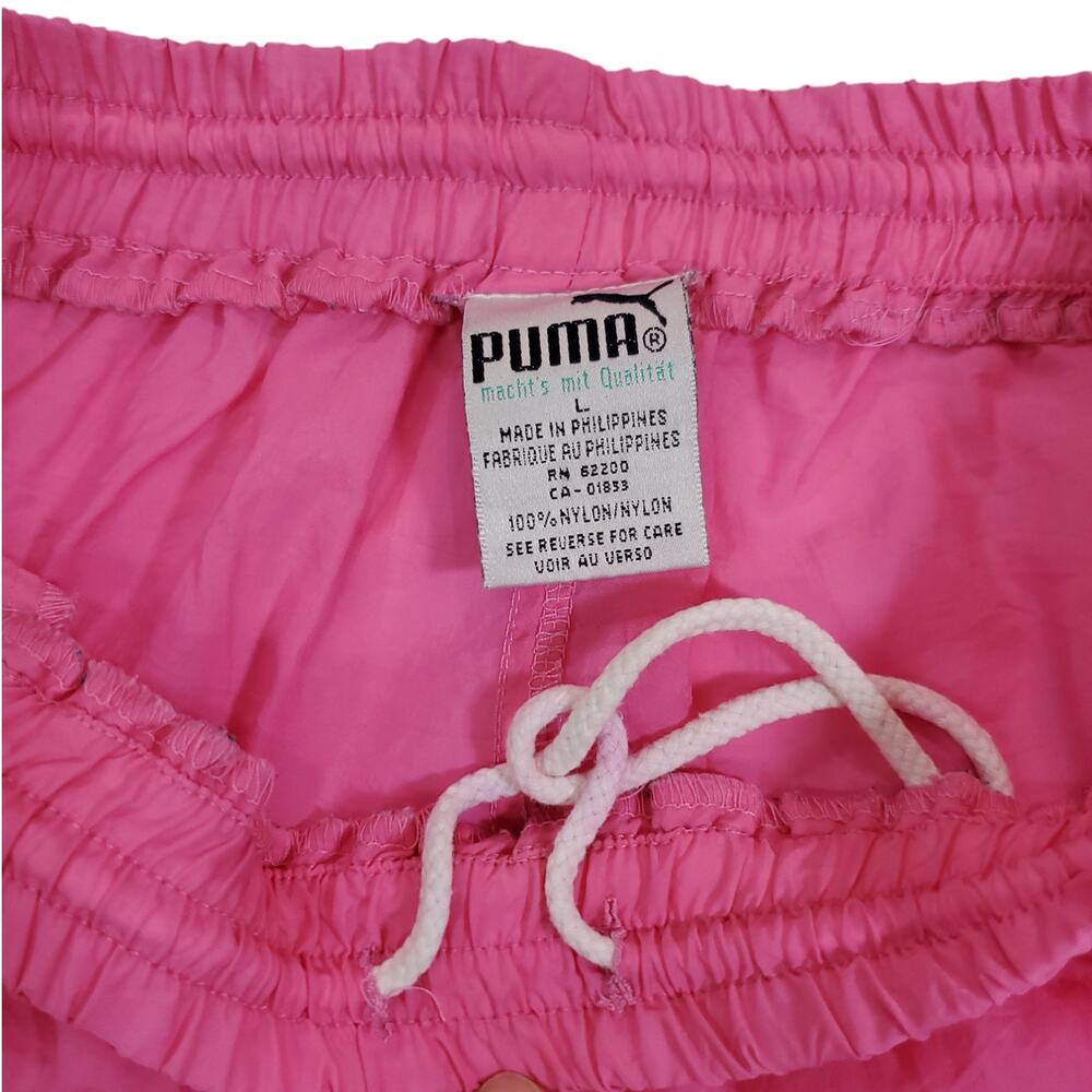 Puma | Vintage, Hot Pink, Track Pants | Size Large - Picture 5 of 8